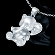 Small-Elephant-Pendant-jewelry-Gold-3D-print-model-10.png STL file Small Elephant Pendant jewelry Gold 3D print model・3D printable model to download
