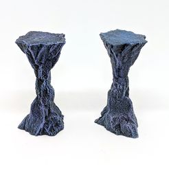Robagon_RockColumns.jpg Archivo STL Columna de rocas para Gloomhaven・Objeto de impresión 3D para descargar, RobagoN