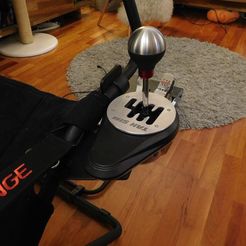TH8-mount02.jpg STL-Datei Playseat Challenge Thrustmaster TH8 shifter mount・Design für 3D-Drucker zum herunterladen