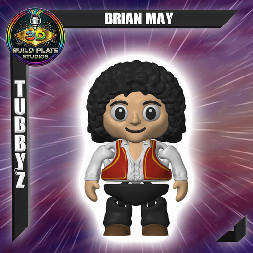 Music Queen Brian May 3D model preview