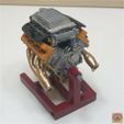 Hellcat_8.jpg STL file DODGE SRT HELLCAT - ENGINE・3D printing template to download