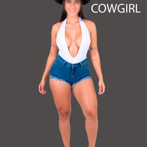 Girl Low Quality and Free (COWGIRL)