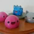 all_1.jpg Archivo STL gratis Slime Rancher - Pink Slime, Tabby Slime and Rock Slime・Modelo para descargar y imprimir en 3D