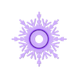 Snowflake-2.stl Unusual non-circular planetary Gears - Christmas 3 pack