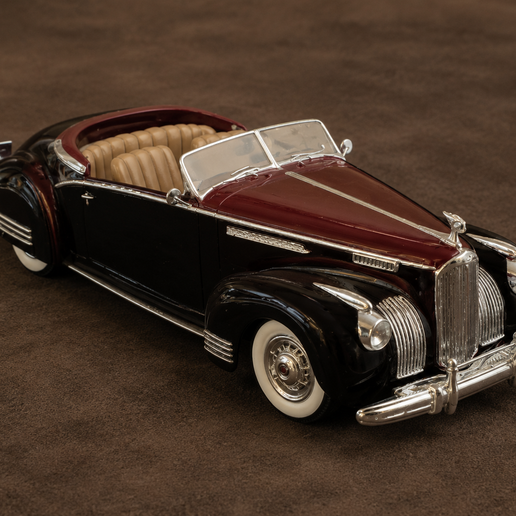 🎲 Vintage Luxury Roadster Retro Convertible STL・ STL File for 3D ...