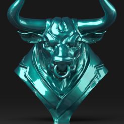Toros (3).jpg Fichier STL Portrait Toros・Modèle pour impression 3D à télécharger