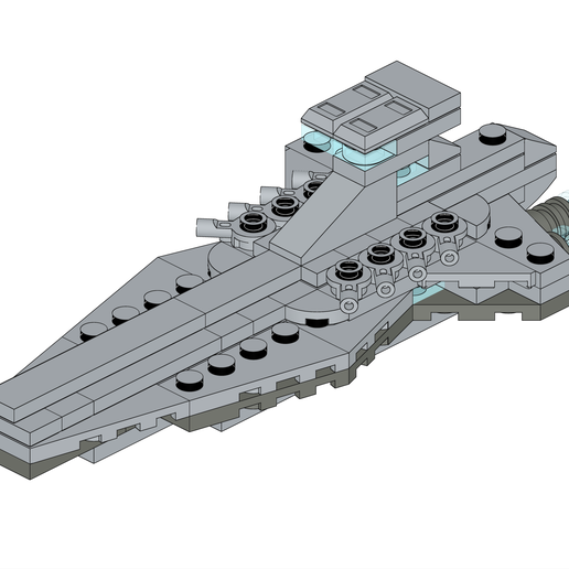 22_4x.png Brick Republic Venator (5 fois plus grand que les pièces LEGO originales)