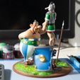 3.jpg Fichier STL FANART - Obélix baffe un légionnaire romain - Diorama・Objet imprimable en 3D à télécharger