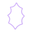 holly leaf-12.5cm.stl Holly Leaf Ausstechform (mehrere Größen verfügbar)