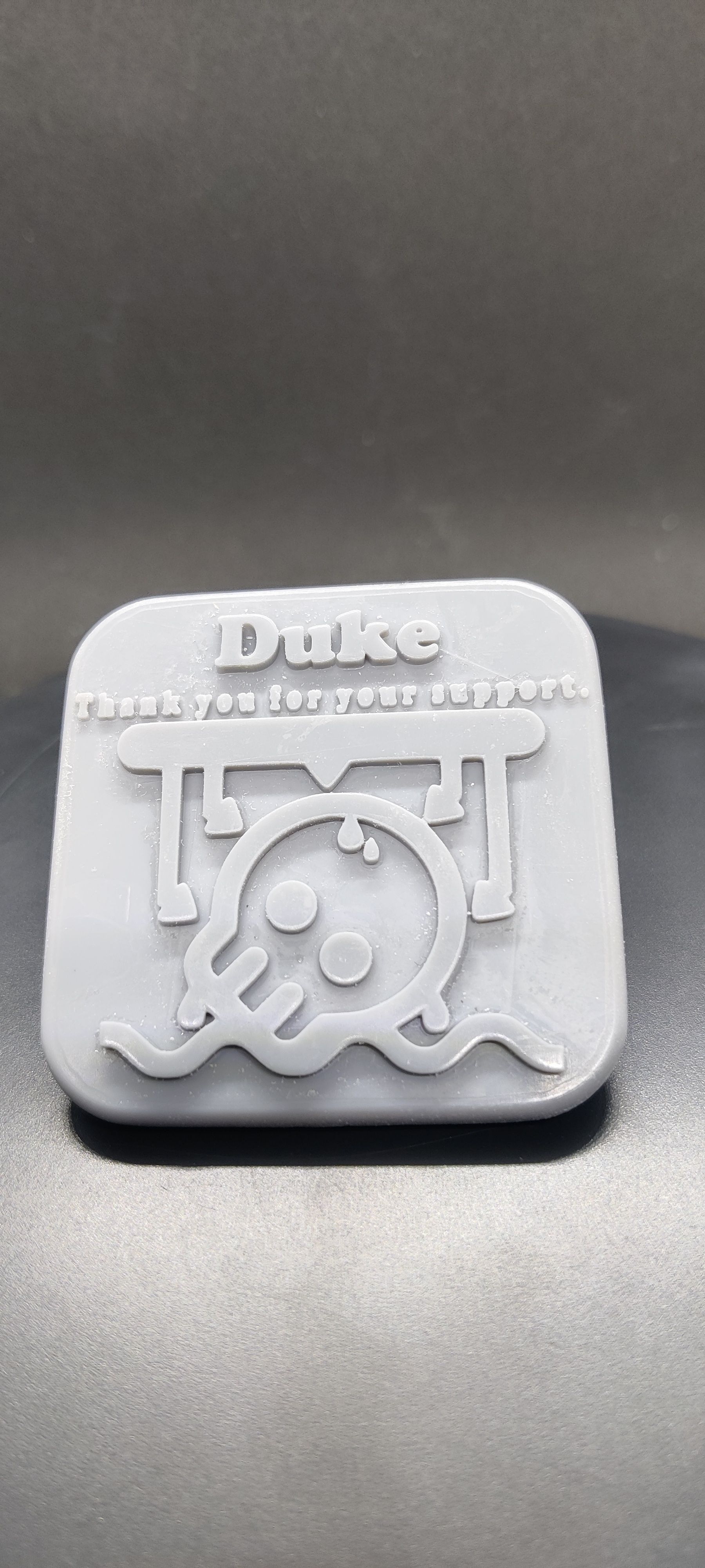Download STL file Support Badge: Duke Tier • 3D printer template • Cults