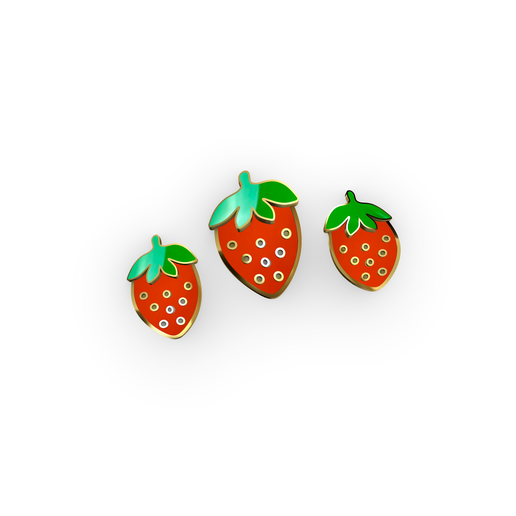 Strawberry Earrings and Pendant Set