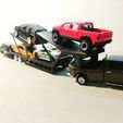 IMG_20231121_213634.jpg 1/64 3D Printed Goosneck Auto-Hauler UP TO 5 CARS MULTIPLE SLOTS Gooseneck