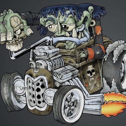 RODDENSTEIN’S REVENGE – Bolt-Neck Monster Hot Rod