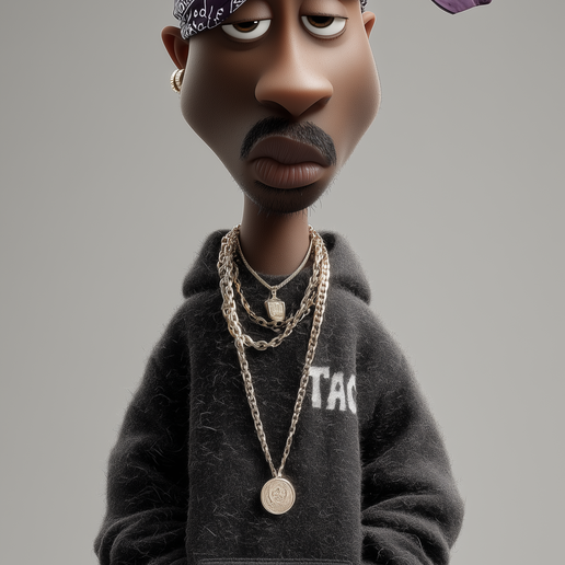🧑‍🎨 Hip-Hop Artist Bobblehead Figurine・ STL File for 3D printing・Cults