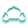 Princess-Carriage-2.png Princess Carriage Cookie Cutter | STL File