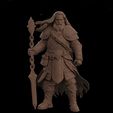 untitled.1426.jpg Dwarf Warrior King Thorin - 3D Model - Miniature