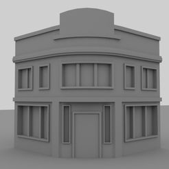 edificio4.jpg Fichier STL Bâtiment d'angle américain・Plan imprimable en 3D à télécharger