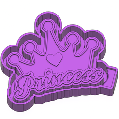 ink.png Boîtier STL du moule Princess Crown Freshie