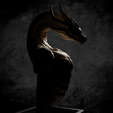 King-Ghidorah-Single-Head-Bust-6.png Бюст короля Гидоры с одной головой