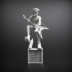 Magneto.11.jpg STL-Datei Rocker-Schädel 3d Druckmodell・3D-druckbares Modell zum Herunterladen
