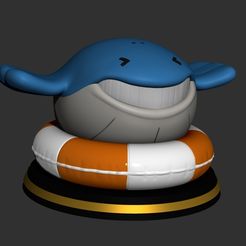 03.jpg Файл STL Pokémon Wailmer - RedLizard3D・3D-печатная модель для загрузки