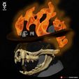 Ge32 pylelsel-9 [ul t31-]072 WESTERN GHOST RIDER CAT - Helmet