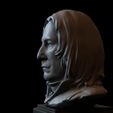 08.jpg Severus Snape (Alan Rickman) 3d Printable Model, Bust, Portrait, Sculpture, 153mm tall, downloadable STL file