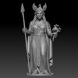 01.jpg Freyja 北欧女神缩微模型 - Valkyrie STL - 维京神话人物