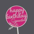 bday-grandma.jpg Cake Topper - Birthday - Grandma