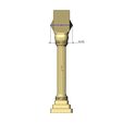 Fluted-Double-sided-ornament-book-ends-Greek-key-pillar-Greek-Parthenon-relief-07.jpg Vintage pattern fluted pillars ornament Parthenon relief decor 3D print model