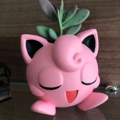 IMG_3099.jpg Fichier STL Jigglypuff Pokemon Jardinière Vase Trousse à crayons・Idée pour impression 3D à télécharger