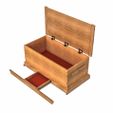 Top_Level_Drawer2.JPG Free STL file African Mahogany Blanket Chest・3D print design to download