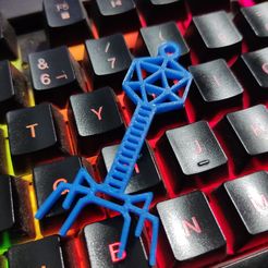 fago1.png Free STL file Fago key ring・Template to download and 3D print