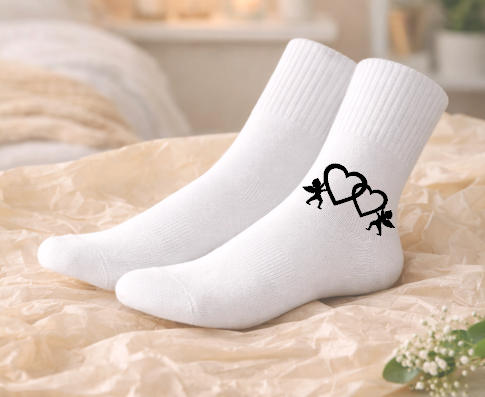 DIY socks for wedding