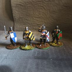 Miniaturas de Caballeros de Infantería personalizables