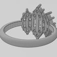 wf2.jpg Fichier STL Antique bague baguette en diamant grappes Us tailles 7 8 Modèle d'impression 3D・Modèle pour imprimante 3D à télécharger