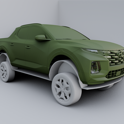 1.png STL file Hyundai Santa Cruz 2022・3D printable design to download