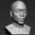 10.jpg Tupac Shakur bust ready for full color 3D printing