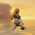 wip17.jpg princess zelda - swimsuit - hyrule warriors 3d print figurine 3D print model