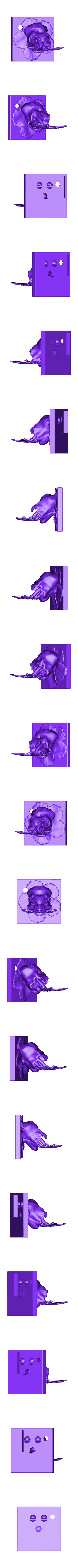 butterfly_on_flower.stl バタフライランプ
