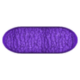 Bark001_70x25mm_biker_base_hollow_PRINT.stl Set de bases ovales - Ecorce 1 Texture (60-170MM) | Parfait pour les jeux de table Wargames & RPG's