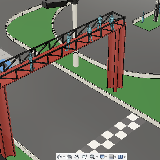🏎️ Turbo racing deco Starting Tower 1:76・ STL File for 3D printing・Cults