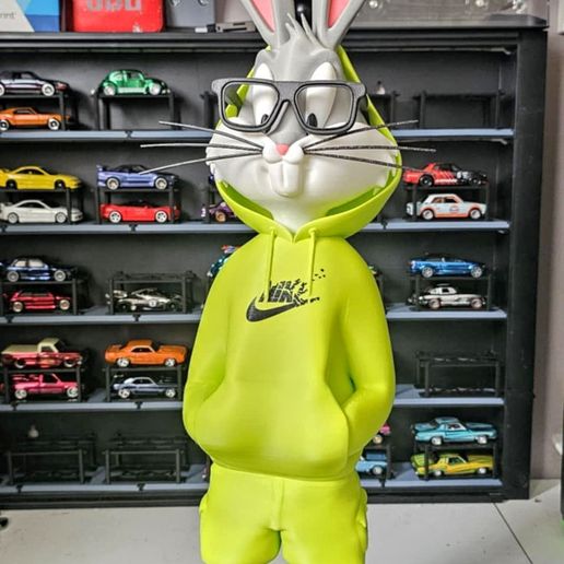 Messenger_creation_A0CC926A-6A0F-4A36-8A1E-7A25D50EAE60.jpeg Bugs bunny urban vibes Fan art (multiparts/3mf)