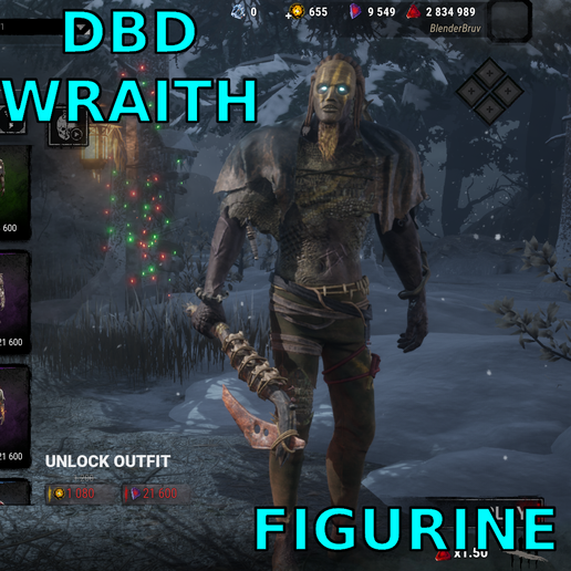 DBD Figurine Wetland Wrecker Wraith Killer STL – Dead by Daylight 3D Print Figurine Horror Game Statue for Resin & FDM cosmetic, outfit, costume, Free, HOliday, Halloween, Present, GIft,