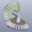 BG01-007.jpg Free STL file Simple bevel gear transmission-2 gears・3D printable model to download