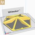 PO Hex.jpg Fichier STL Abat-jour en forme de sphère géodésique・Modèle pour impression 3D à télécharger
