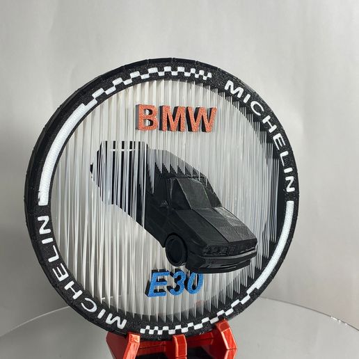 🎨 BMW E30 String Art Car Trinket・ STL File for 3D printing・Cults