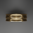 Band-07'-top.png Bandring mit geteilter Rille und seitlichen Rillen abnehmend