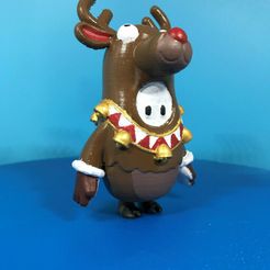 720X720-reindeer-painted2.jpg Free STL file FallGuys Reindeer(Christmas)・3D print design to download