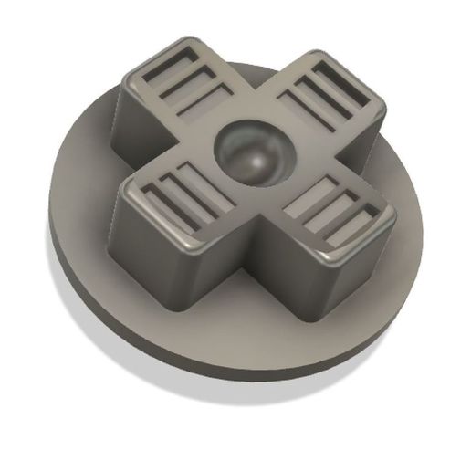 🎮 GPi Case D-Pad・Free 3D File for ・Cults